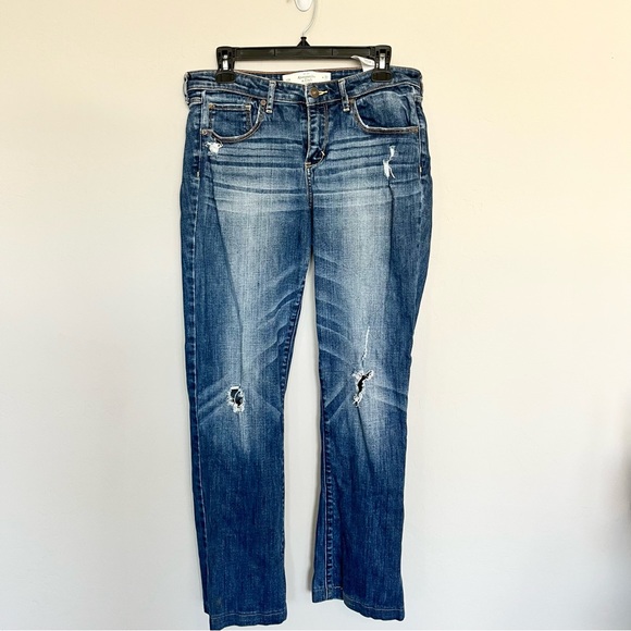 Abercrombie & Fitch Denim - Abercrombie and Fitch Distressed Skinny Boot Jean